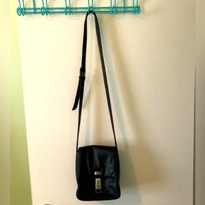 Pelle Studio super-soft leather crossbody black purse